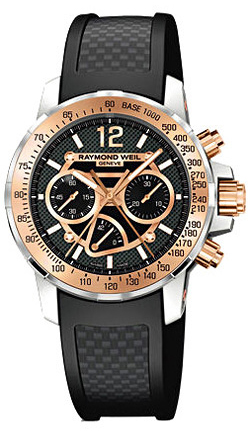 Raymond Weil Nabucco Self winding Automatic Black Mens Watch 7900-SR-05207 