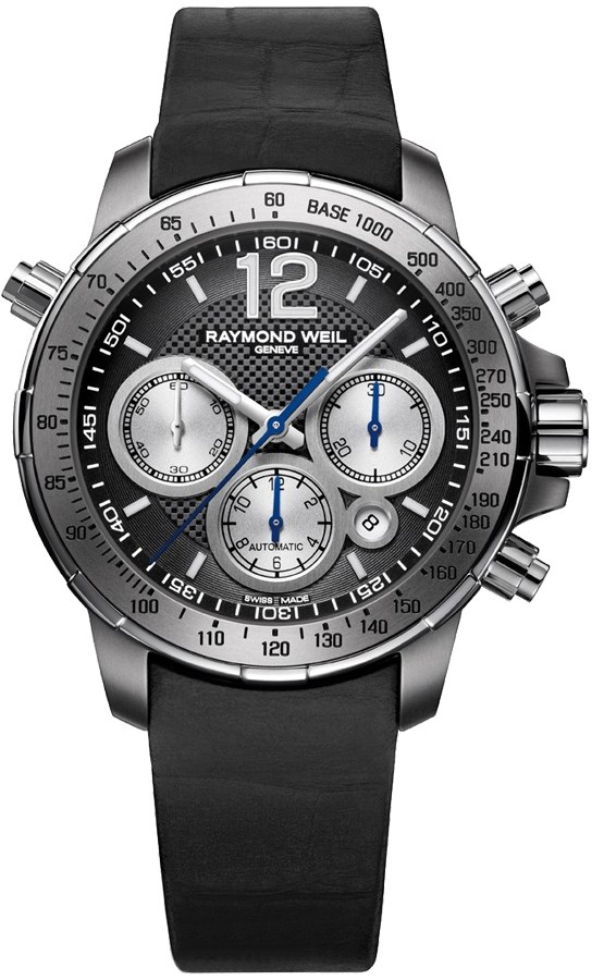 Raymond Weil Nabucco Self winding Automatic Black Mens Watch 7700-TIR-05207 