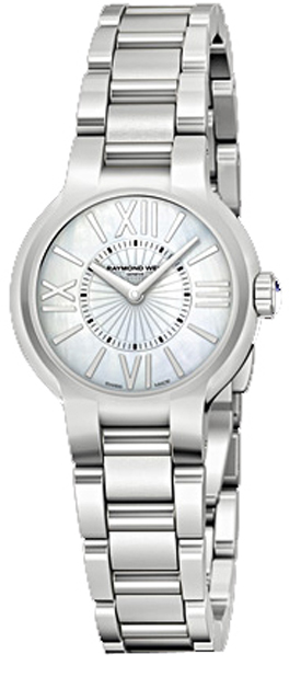 Raymond Weil Noemia Battery Operated Quartz White Ladies Watch 5927-ST-00907 