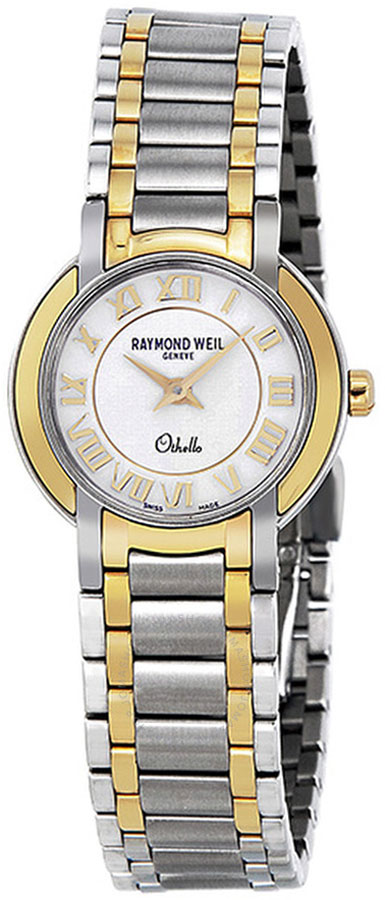 Raymond Weil Othello Battery Operated Quartz White Ladies Watch 2320-STG-00808 