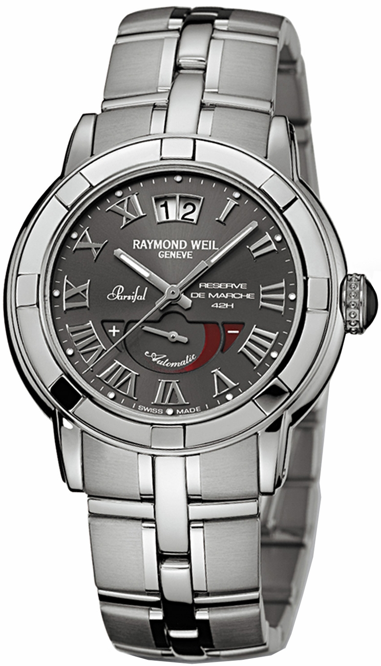 Raymond Weil Parsifal Self winding Automatic Grey Mens Watch 2843-ST-00608 