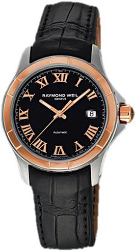 Raymond Weil Parsifal Self winding Automatic Black Mens Watch 2970-SC5-00208 