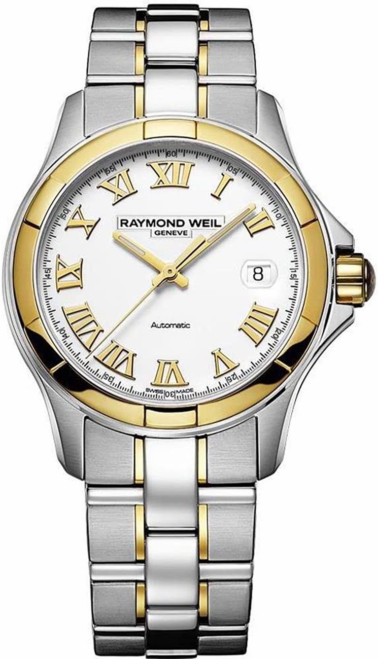 Raymond Weil Parsifal Self winding Automatic White Mens Watch 2970-SG-00308 
