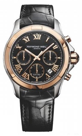 Raymond Weil Parsifal Self winding Automatic Black Mens Watch 7260-SC5-00208 