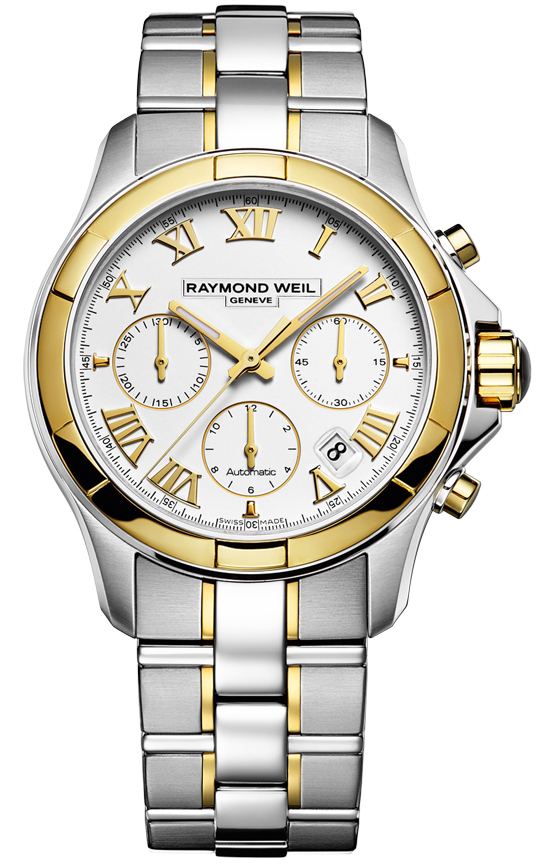 Raymond Weil Parsifal Self winding Automatic White Mens Watch 7260-SG-00308 