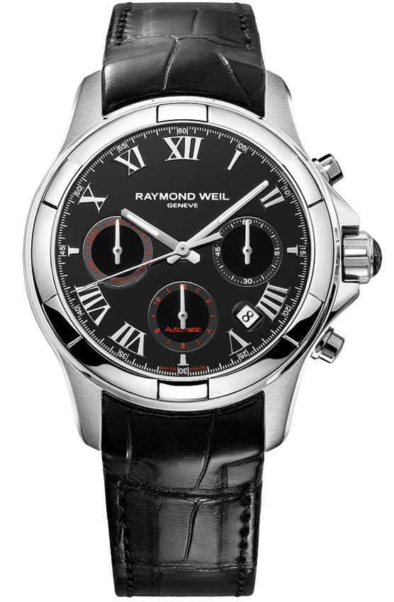 Raymond Weil Parsifal Self winding Automatic Black Mens Watch 7260-STC-00208 