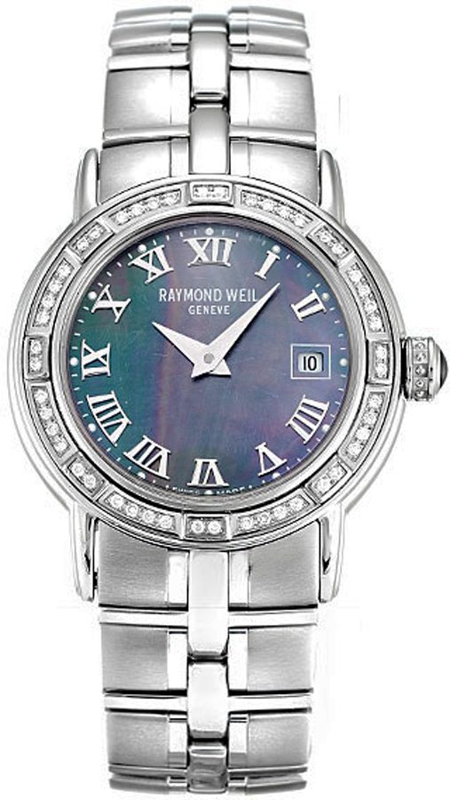 Raymond Weil Parsifal Battery Operated Quartz Black Ladies Watch 9441-STS-00278 
