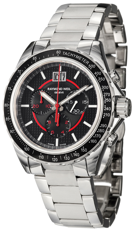 Raymond Weil RW Sport Battery Operated Quartz Black Mens Watch 8520-ST-20041 