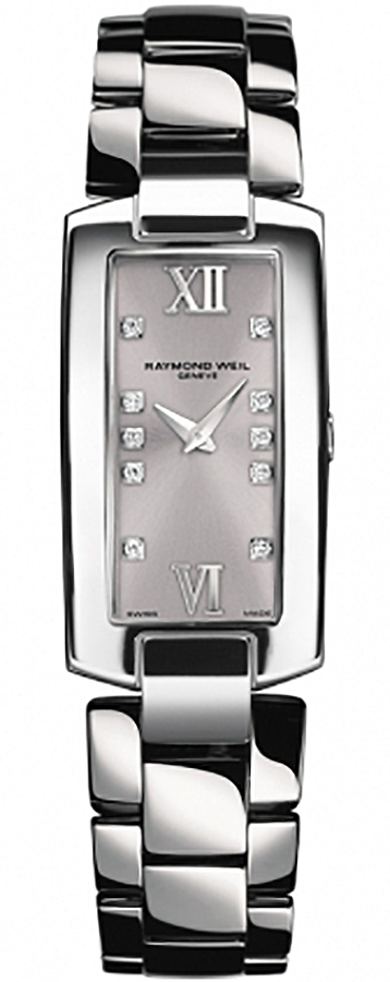 Raymond Weil Shine Battery Operated Quartz Silver Ladies Watch 1500-ST-00685 