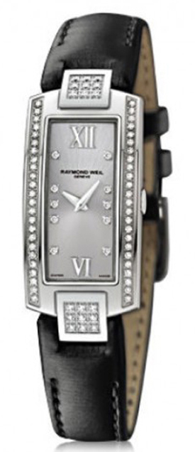 Raymond Weil Shine Battery Operated Quartz Silver Ladies Watch 1500-ST2-00685 