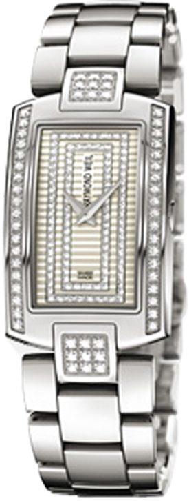 Raymond Weil Shine Battery Operated Quartz Ivory Ladies Watch 1800-ST2-42581 