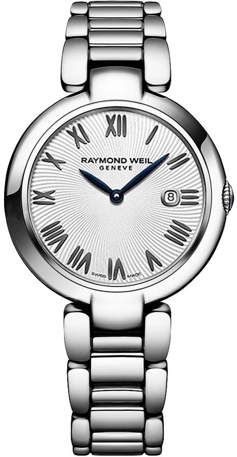 Raymond Weil Shine Battery Operated Quartz Silver Ladies Watch 1600-ST-00659 