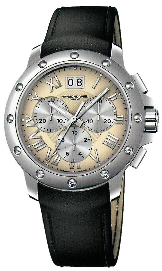 Raymond Weil Tango Battery Operated Quartz Ivory Mens Watch 4899-STC-00809 