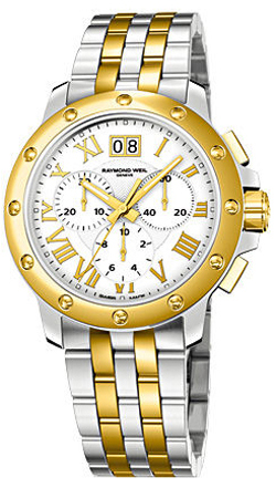 Raymond Weil Tango Battery Operated Quartz White Mens Watch 4899-STP-00308 