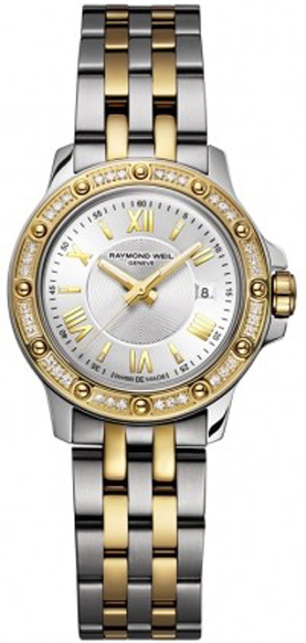 Raymond Weil Tango Battery Operated Quartz Silver Ladies Watch 5399-SPS-00657 
