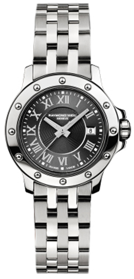 Raymond Weil Tango Battery Operated Quartz Grey Ladies Watch 5399-ST-00608 