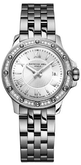 Raymond Weil Tango Battery Operated Quartz Silver Ladies Watch 5399-STS-00657 