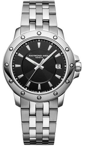 Raymond Weil Tango Battery Operated Quartz Black Mens Watch 5599-ST-20001 
