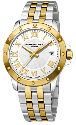 Raymond Weil Tango Battery Operated Quartz White Mens Watch 5599-STP-00308 