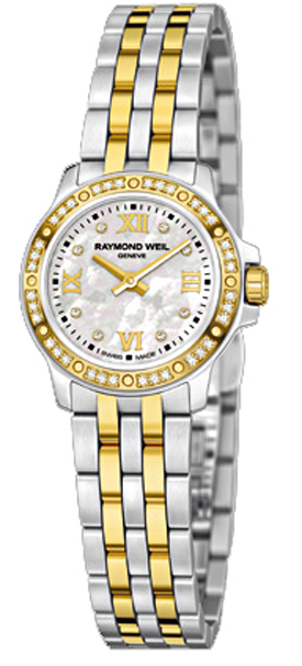 Raymond Weil Tango Battery Operated Quartz Pearl White Ladies Watch 5799-SPS-00995 