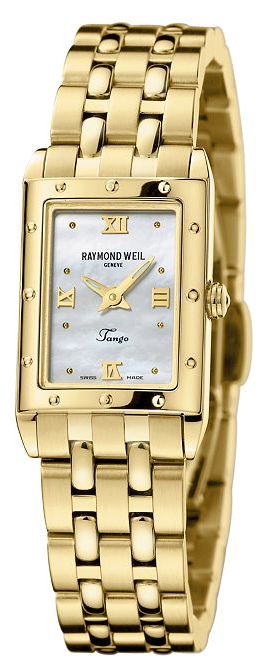 Raymond Weil Tango Battery Operated Quartz Pearl White Ladies Watch 5971-P-00915 