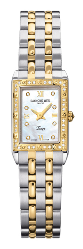 Raymond Weil Tango Battery Operated Quartz Yellow Ladies Watch 5971-SPS-00995 