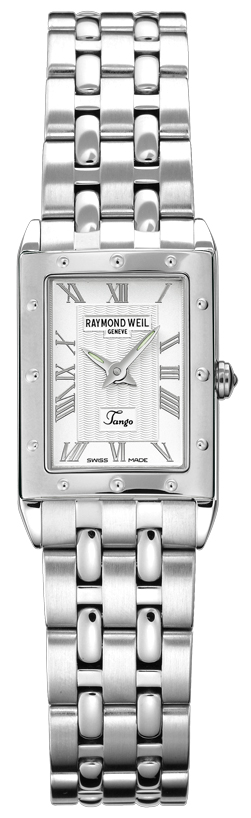Raymond Weil Tango Battery Operated Quartz Silver Ladies Watch 5971-ST-00658 