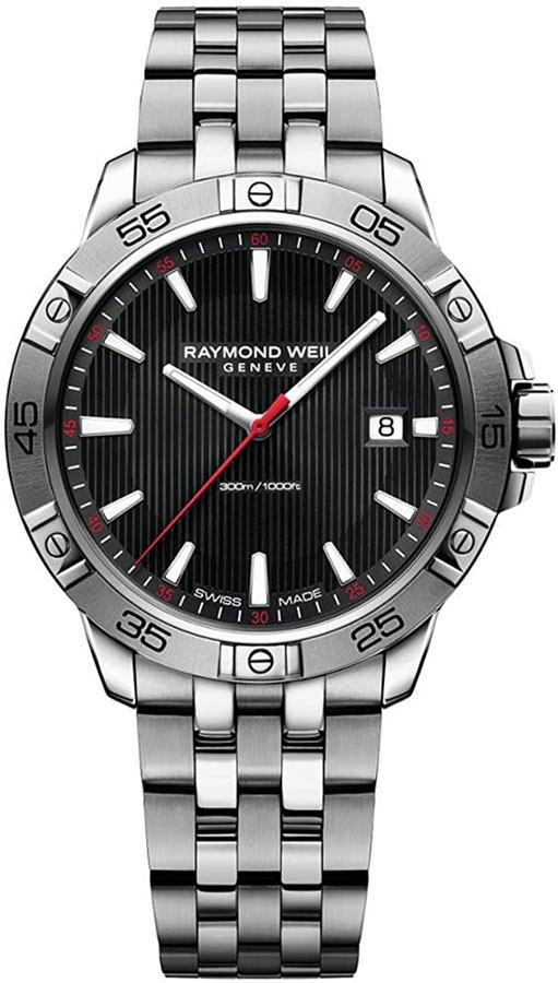 Raymond Weil Tango Battery Operated Quartz Black Mens Watch 8160-ST2-20001 