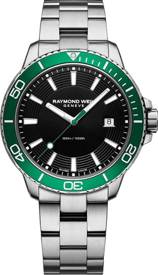 Raymond Weil Tango Battery Operated Quartz Black Mens Watch 8260-ST7-20001 