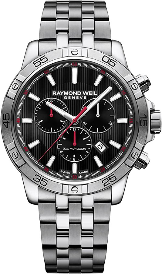 Raymond Weil Tango Battery Operated Quartz Black Mens Watch 8560-ST2-20001 