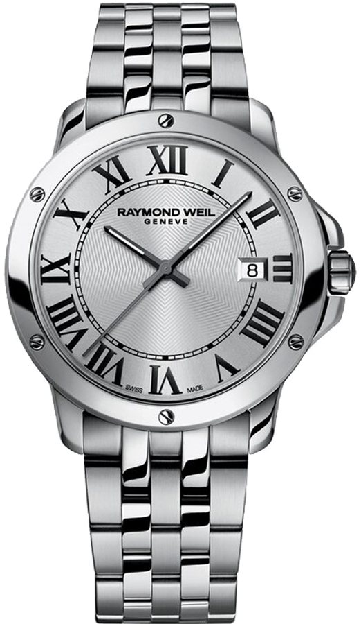 Raymond Weil Tango Battery Operated Quartz Silver Mens Watch 5591-ST-00659 
