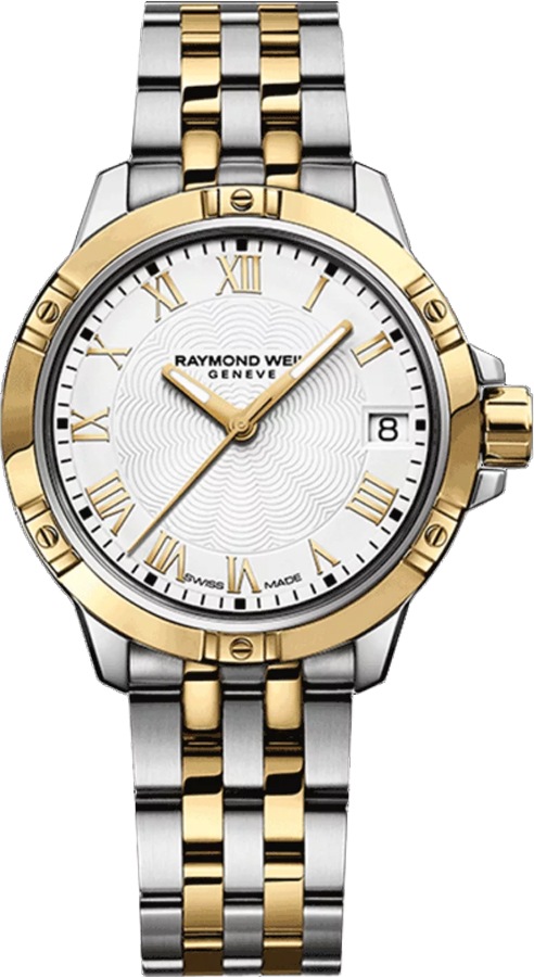 Raymond Weil Tango Battery Operated Quartz White Ladies Watch 5960-STP-00308 