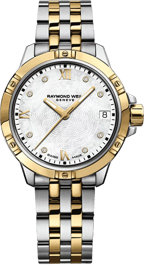 Raymond Weil Tango Battery Operated Quartz White Ladies Watch 5960-STP-00995 
