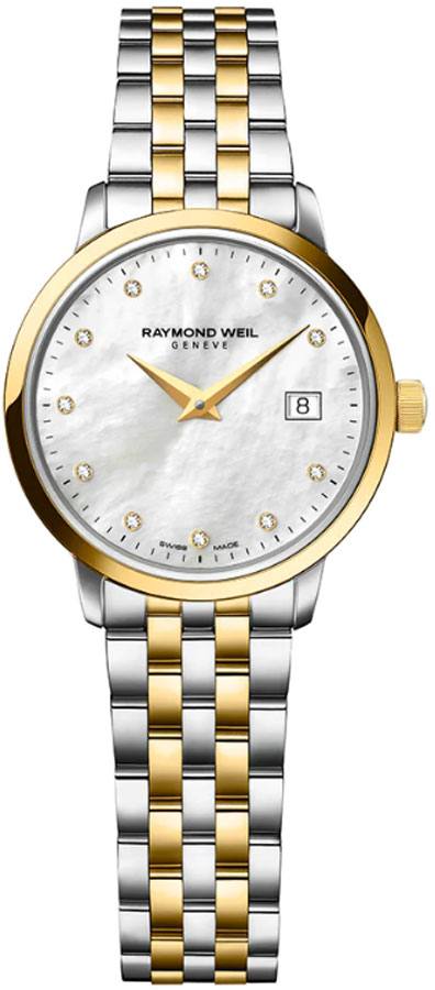 Raymond Weil Toccata Battery Operated Quartz White Ladies Watch 5988-STP-97081 