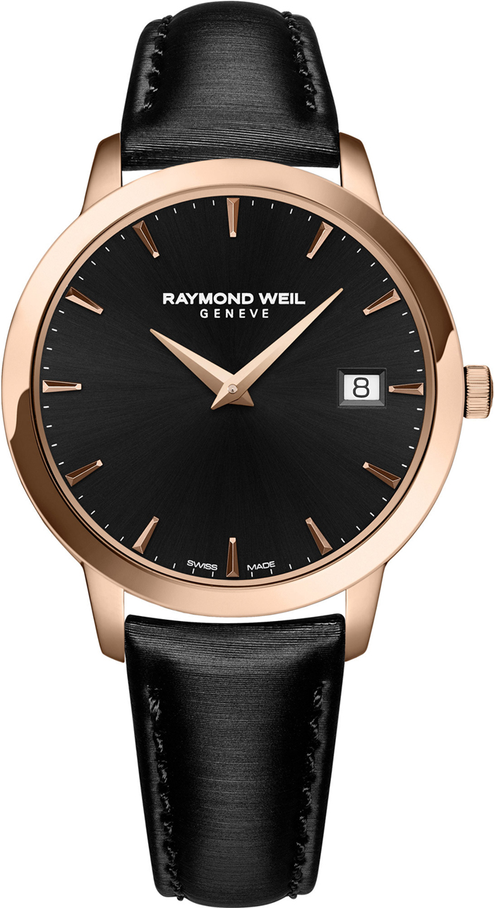 Raymond Weil Toccata Battery Operated Quartz Black Ladies Watch 5388-PC5-20001 