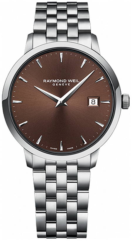 Raymond Weil Toccata Battery Operated Quartz Brown Mens Watch 5488-ST-70001 