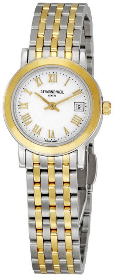 Raymond Weil Toccata Battery Operated Quartz White Ladies Watch 5393-STP-00308 