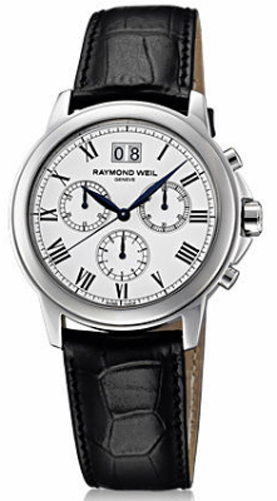 Raymond Weil Tradition Battery Operated Quartz White Mens Watch 4476-STC-00300 