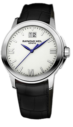 Raymond Weil Tradition Battery Operated Quartz Silver Mens Watch 5476-ST-00657 