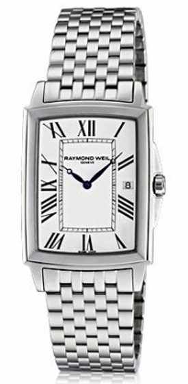Raymond Weil Tradition Battery Operated Quartz Silver Mens Watch 5597-ST-00300 