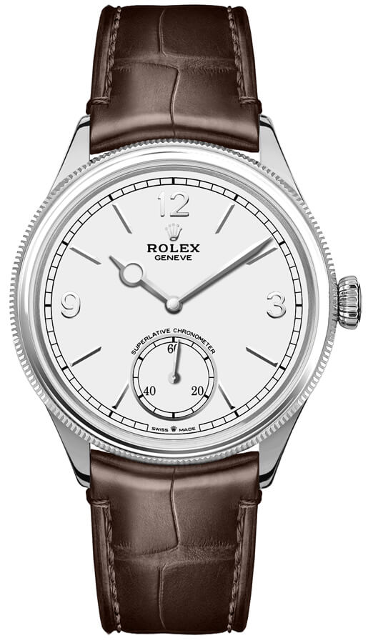 Rolex 1908 Self Winding Automatic White Mens Watch 52509-0006 