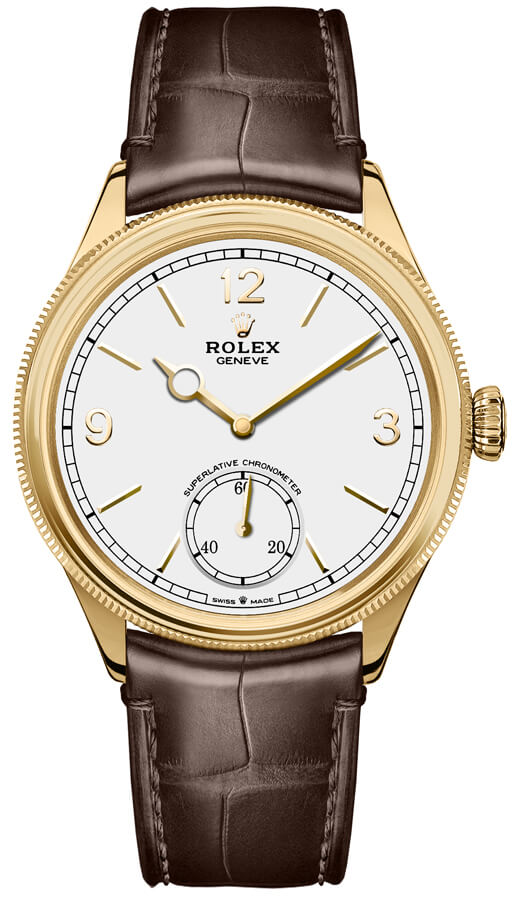 Rolex 1908 Self Winding Automatic White Mens Watch 52508-0006 