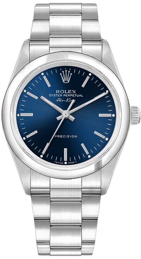 Rolex Oyster Perpetual Self winding Automatic Blue Ladies Watch 14000-BLUSO 