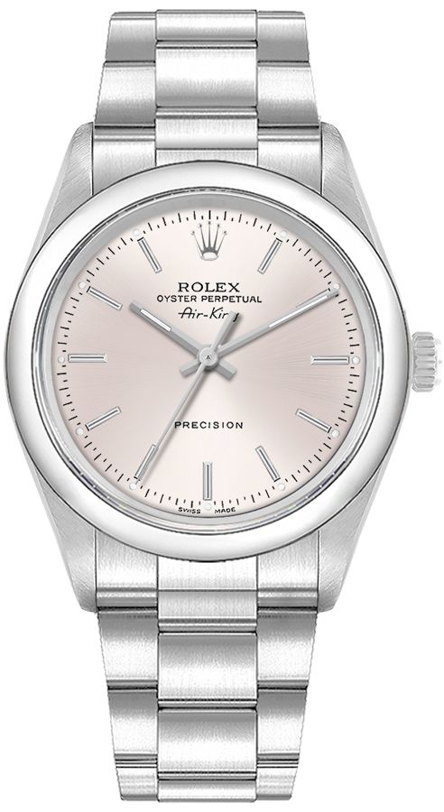 Rolex Oyster Perpetual Self winding Automatic Silver Watch 14000-SLVSO 