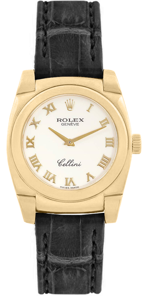 Rolex Cellini White Ladies Watch 5320-8 