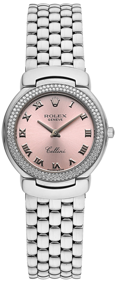 Rolex Cellini Pink Ladies Watch 6671-9 