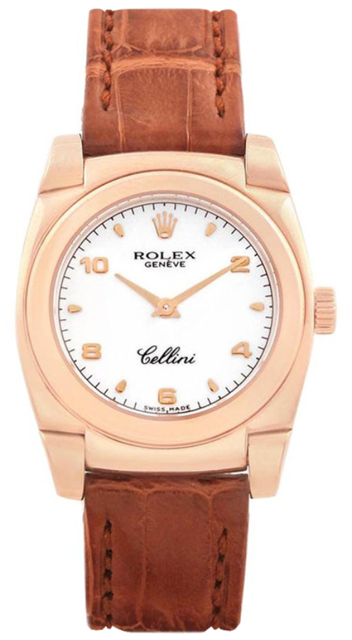 Rolex Cellini Pearl White Ladies Watch 5310-5 