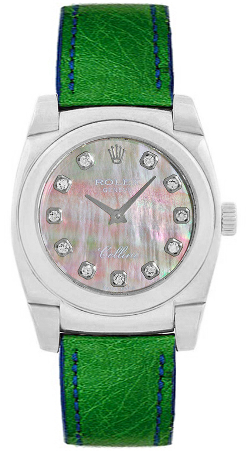 Rolex Cellini Black Ladies Watch 5310-9 