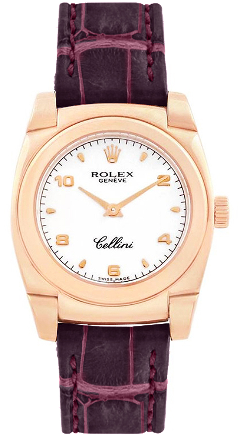 Rolex Cellini White Ladies Watch 5320-5 