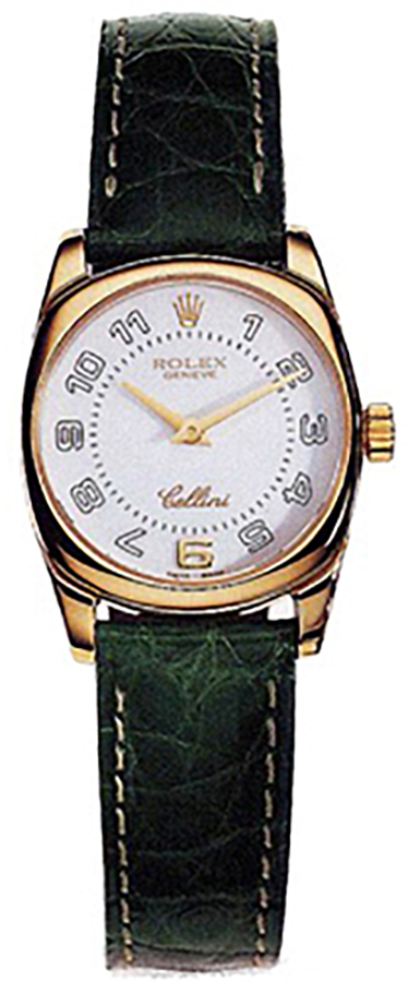 Rolex Cellini White Ladies Watch 6229-8 